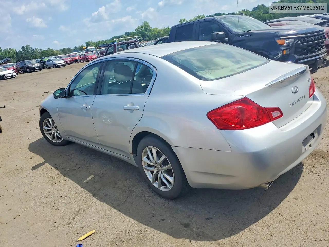 2007 Infiniti G35 X VIN: JNKBV61FX7M803612 Lot: 56956506