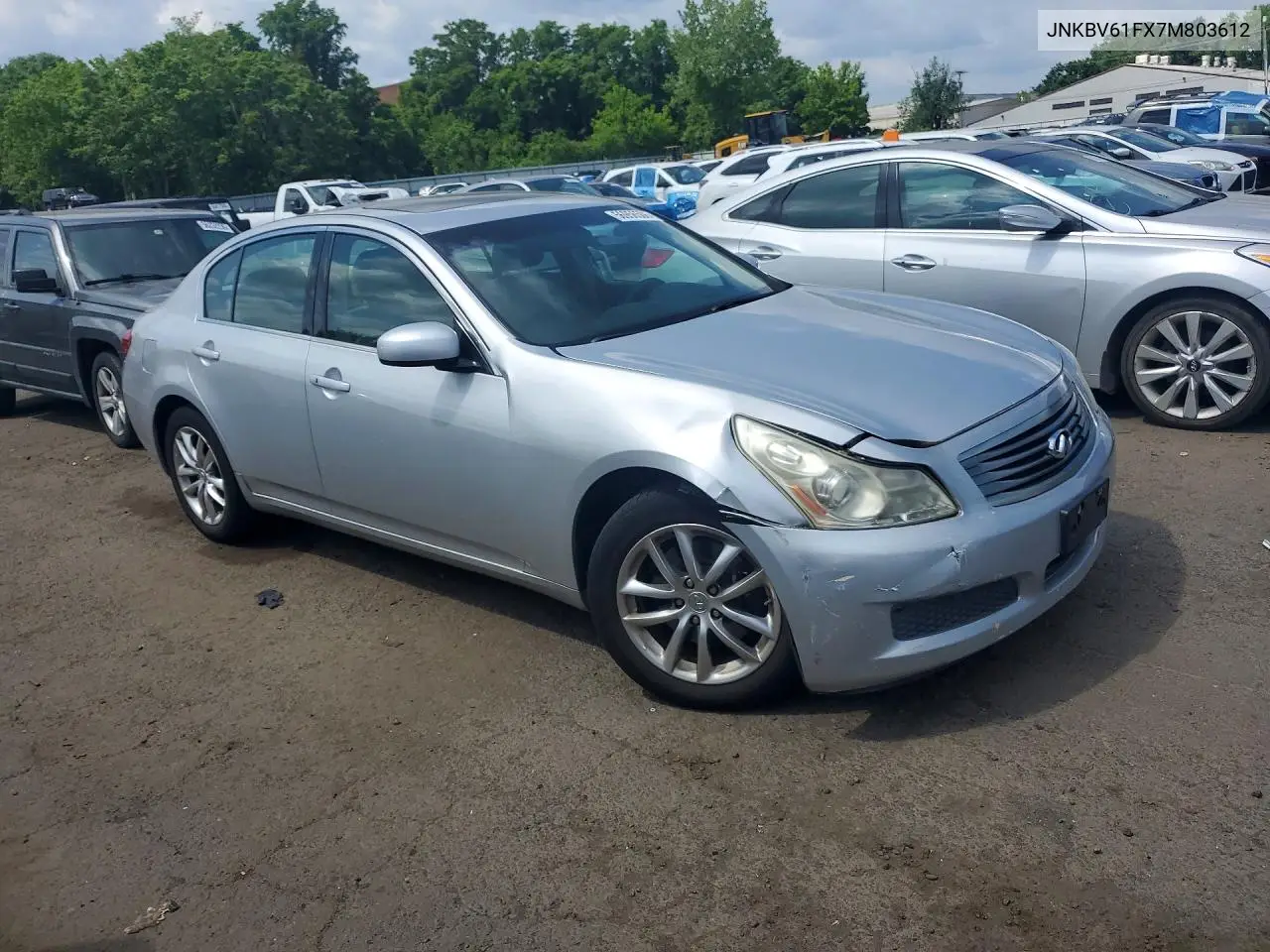 2007 Infiniti G35 X VIN: JNKBV61FX7M803612 Lot: 56956506
