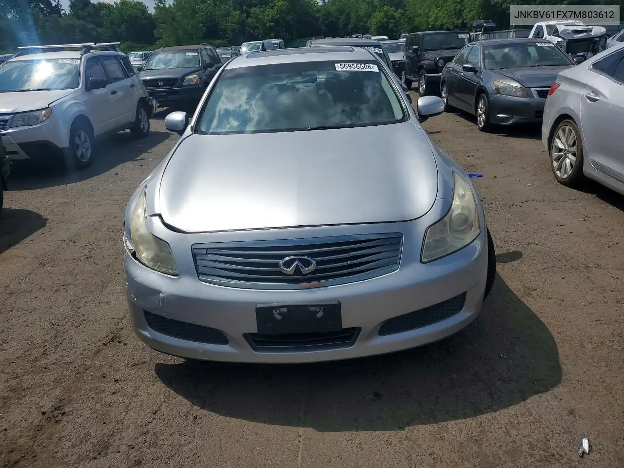 2007 Infiniti G35 X VIN: JNKBV61FX7M803612 Lot: 56956506