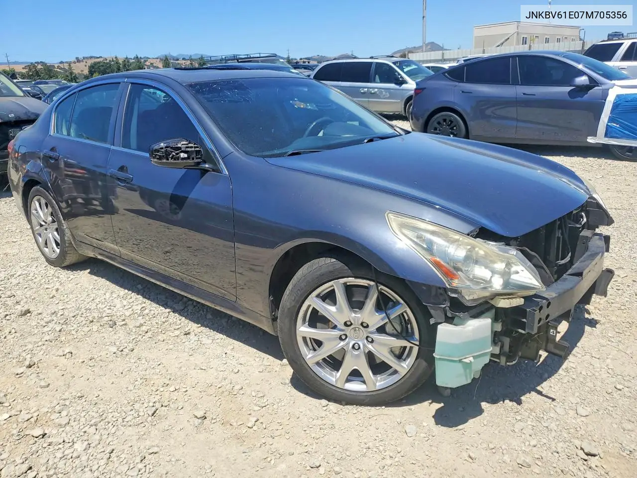 2007 Infiniti G35 Base VIN: JNKBV61E07M705356 Lot: 57243846