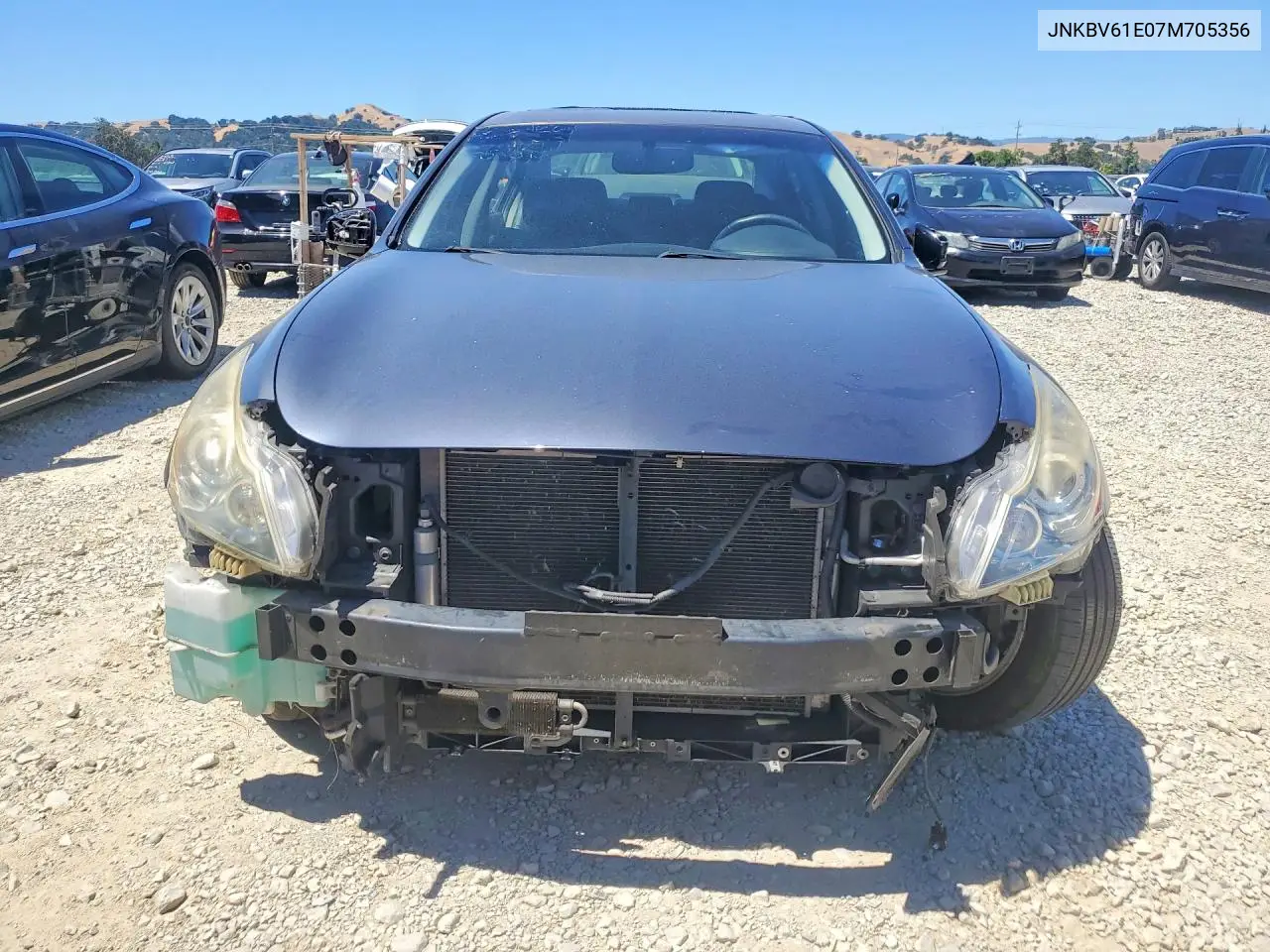 2007 Infiniti G35 Base VIN: JNKBV61E07M705356 Lot: 57243846