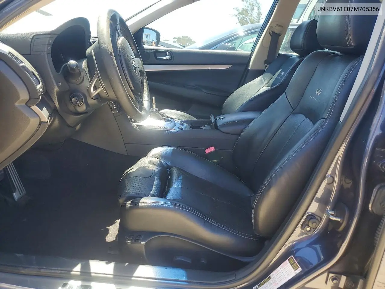 2007 Infiniti G35 Base VIN: JNKBV61E07M705356 Lot: 57243846