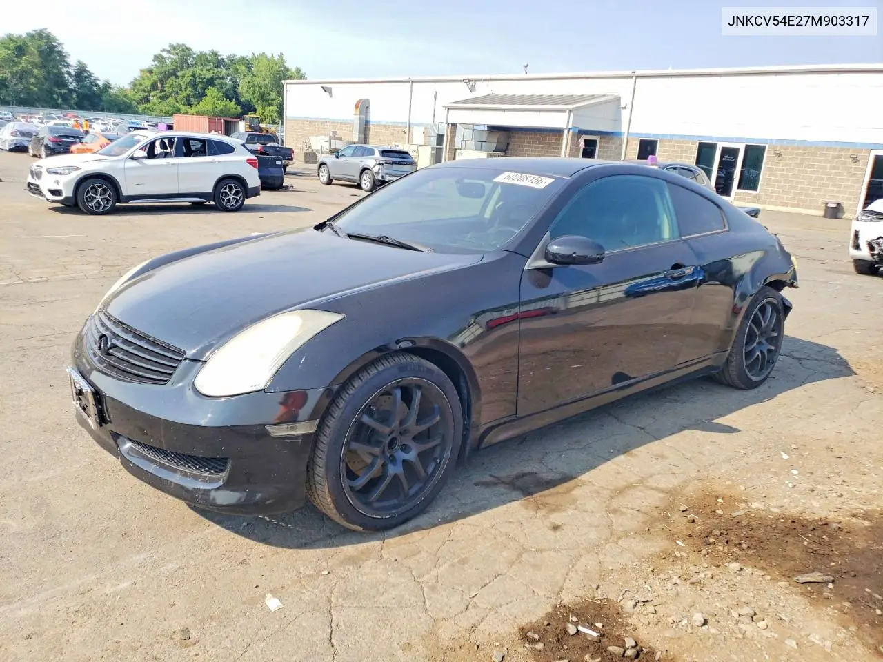 2007 Infiniti G35 Base VIN: JNKCV54E27M903317 Lot: 60208156