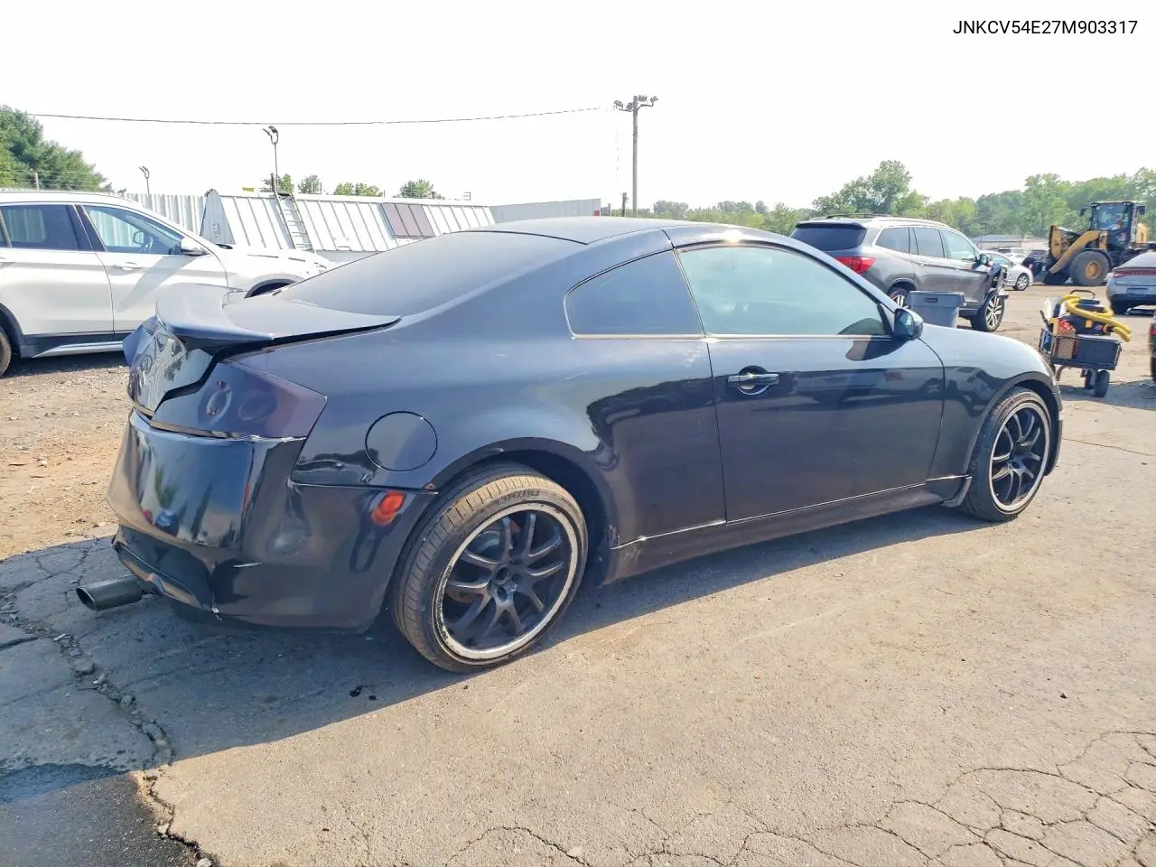 2007 Infiniti G35 Base VIN: JNKCV54E27M903317 Lot: 60208156