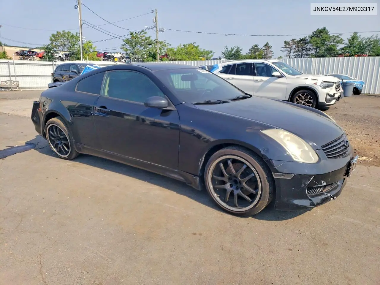 2007 Infiniti G35 Base VIN: JNKCV54E27M903317 Lot: 60208156
