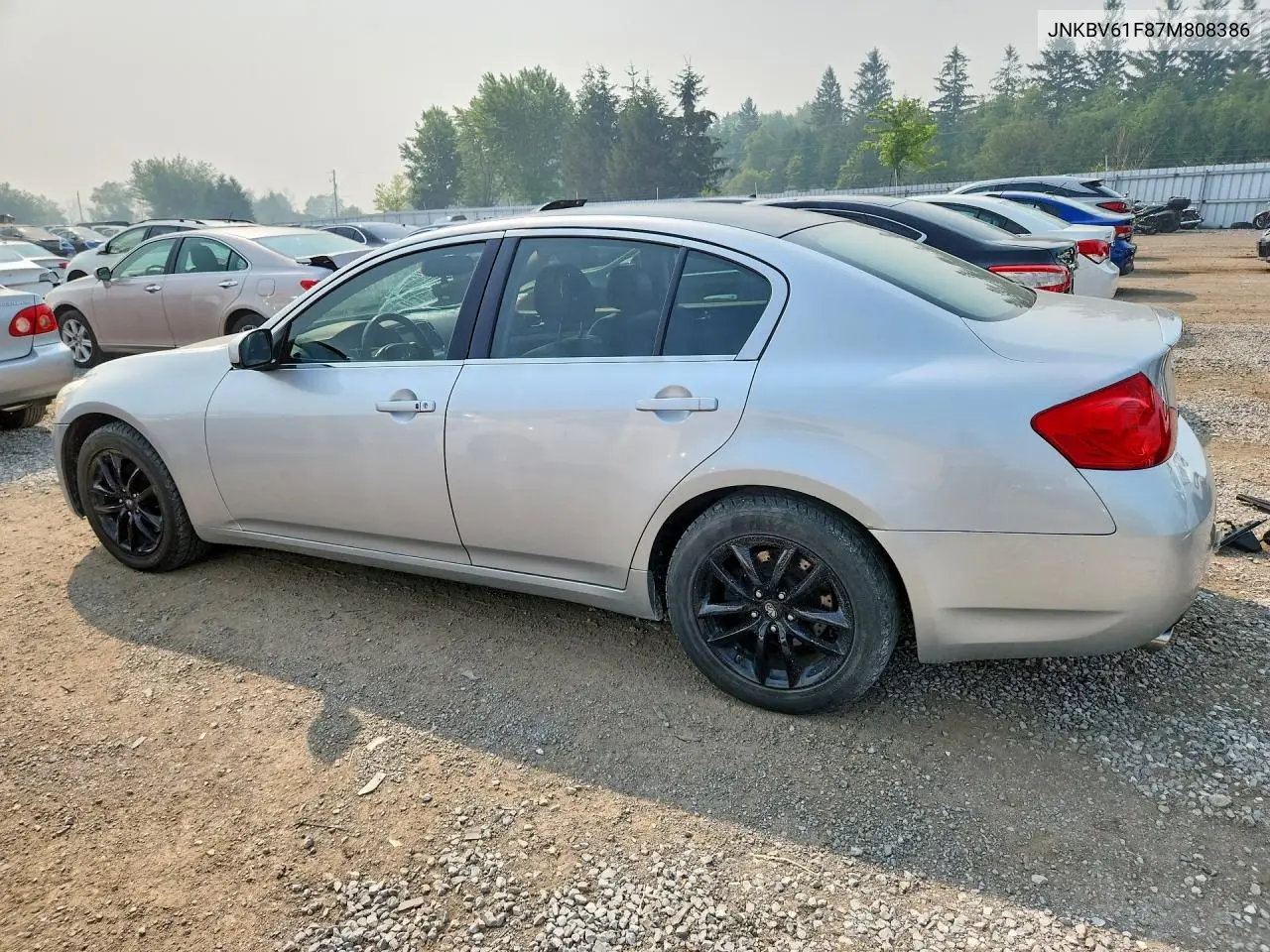 2007 Infiniti G35 X VIN: JNKBV61F87M808386 Lot: 61288726