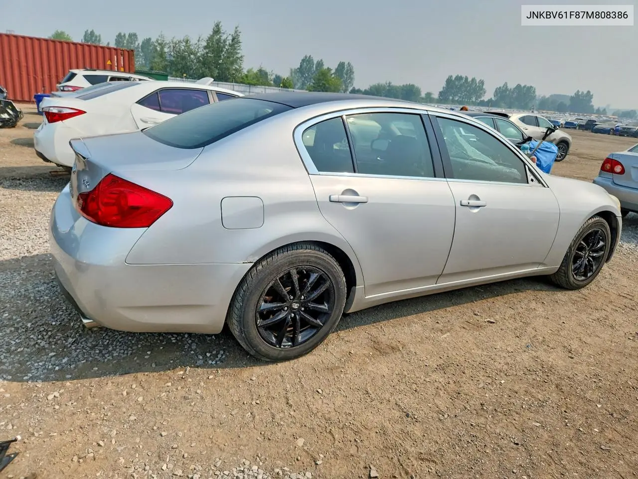 2007 Infiniti G35 X VIN: JNKBV61F87M808386 Lot: 61288726