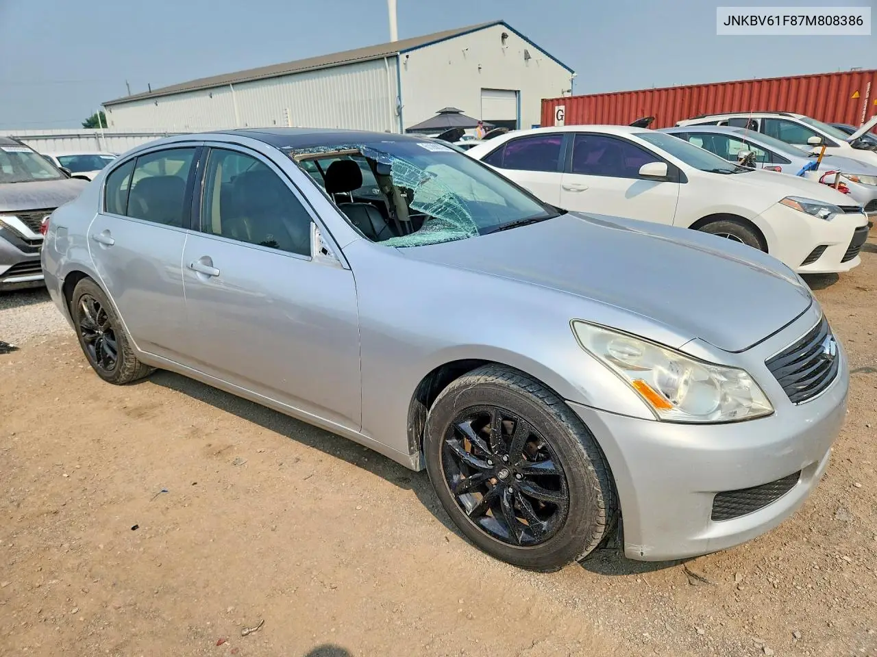 2007 Infiniti G35 X VIN: JNKBV61F87M808386 Lot: 61288726