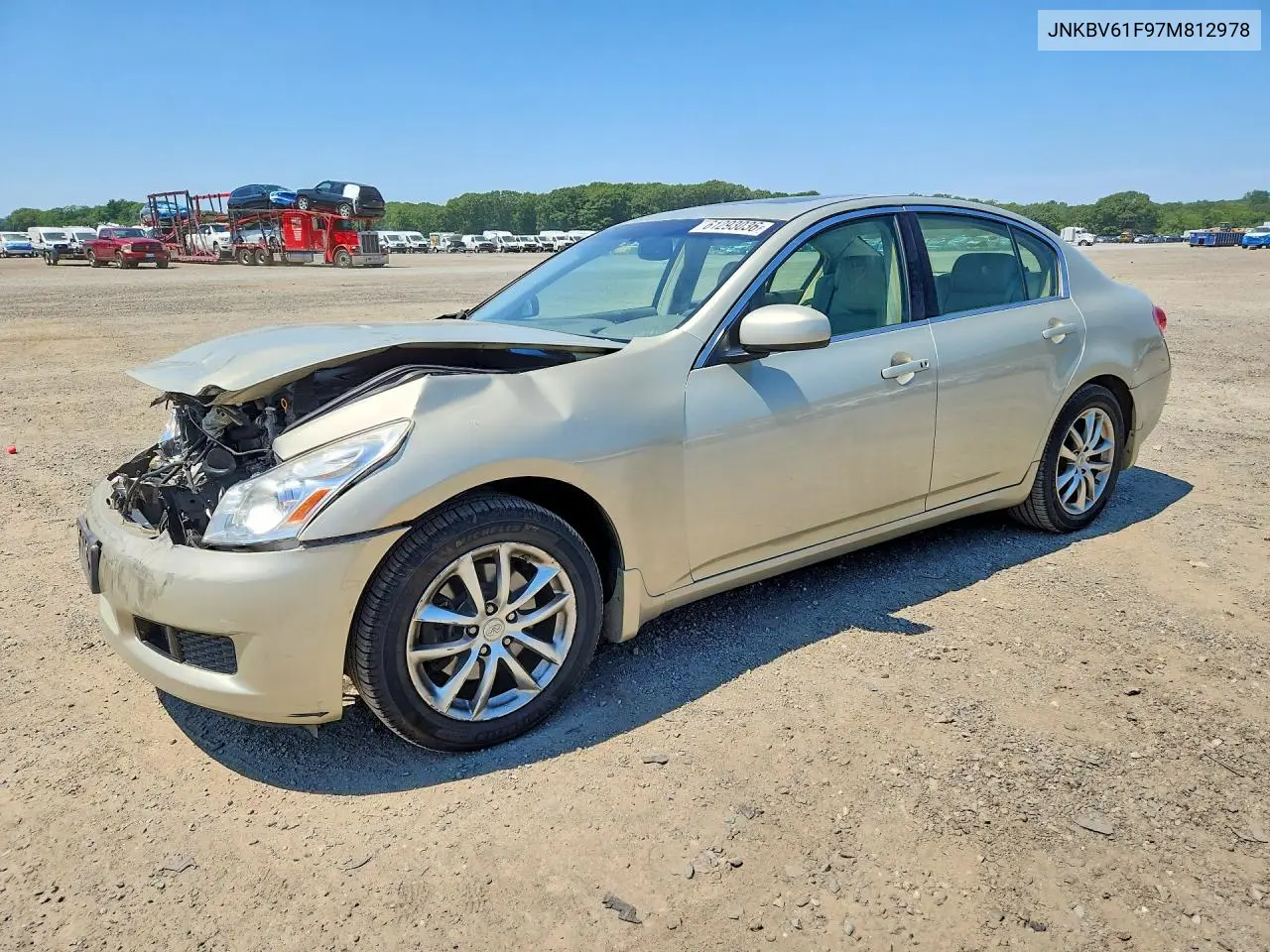 2007 Infiniti G35 X VIN: JNKBV61F97M812978 Lot: 61293036