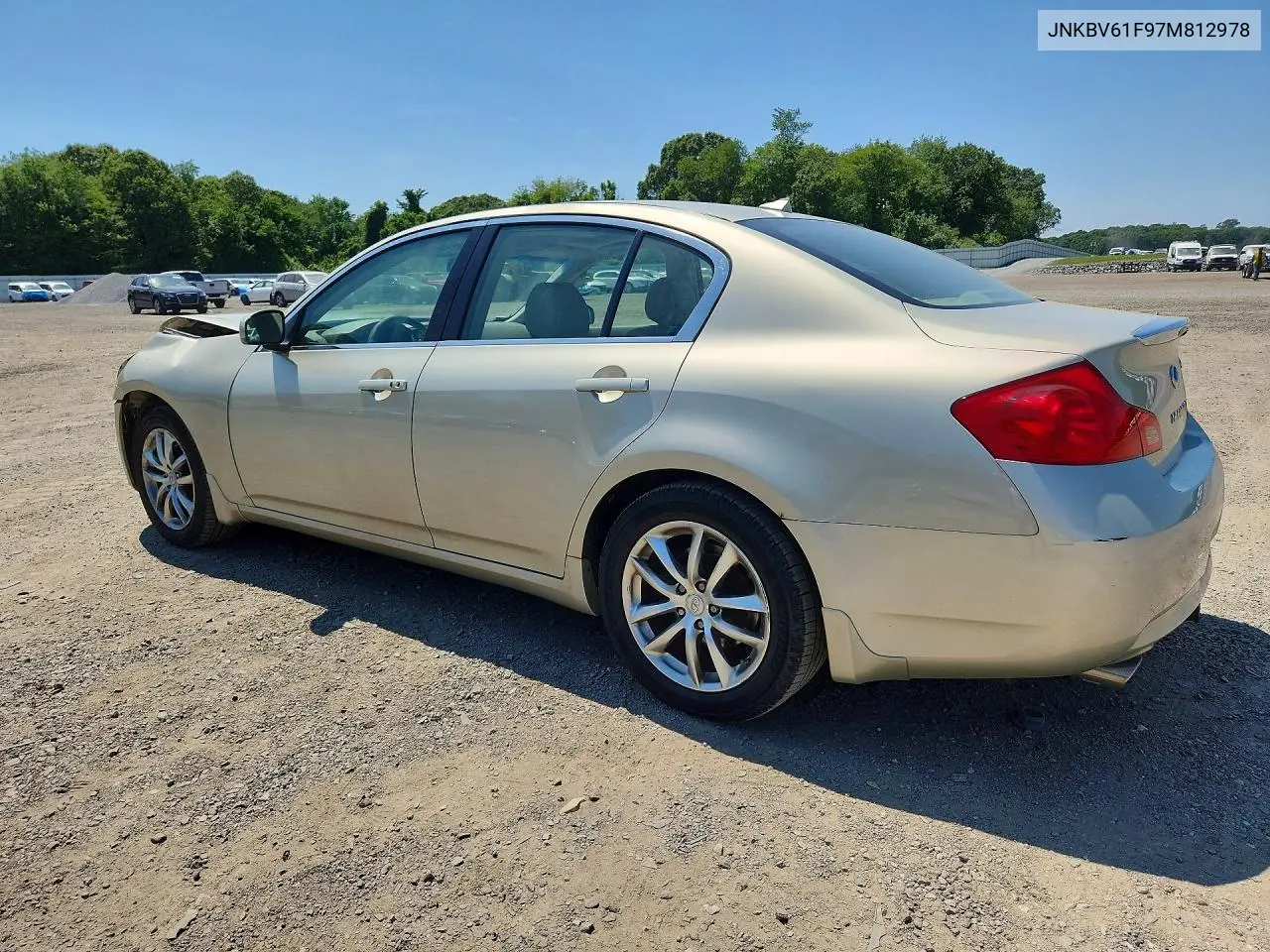2007 Infiniti G35 X VIN: JNKBV61F97M812978 Lot: 61293036