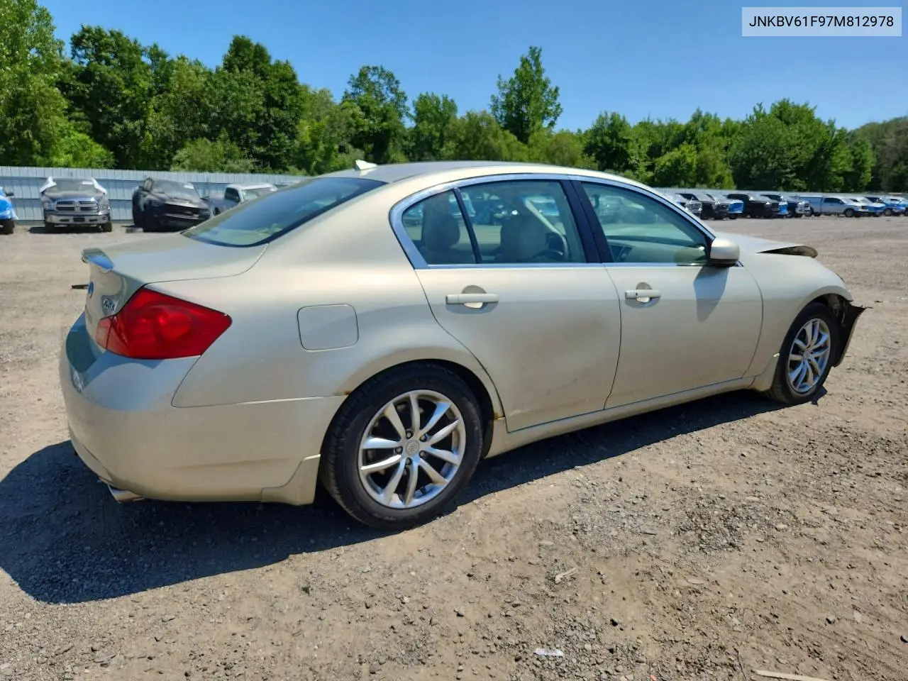 2007 Infiniti G35 X VIN: JNKBV61F97M812978 Lot: 61293036