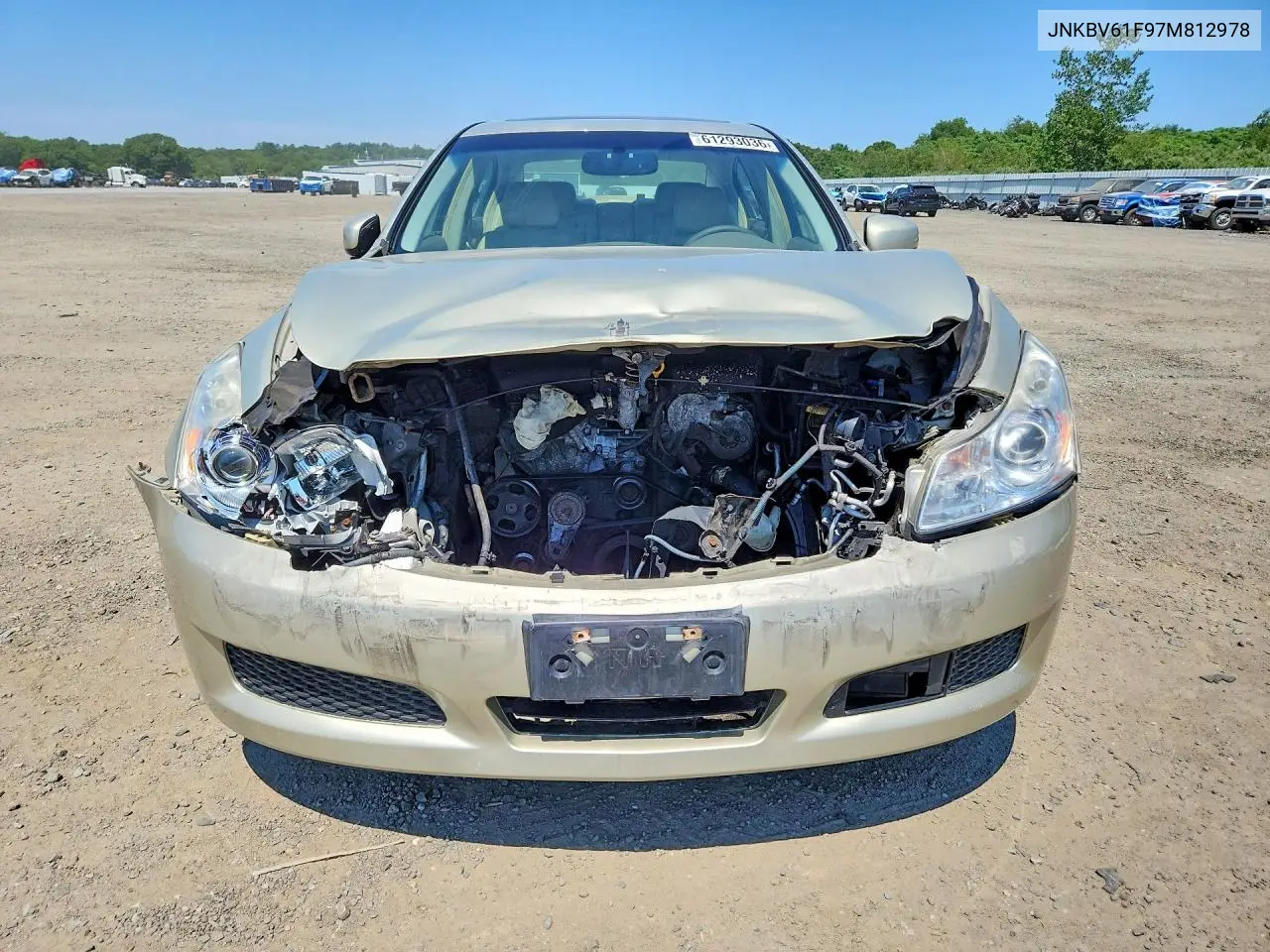 2007 Infiniti G35 X VIN: JNKBV61F97M812978 Lot: 61293036