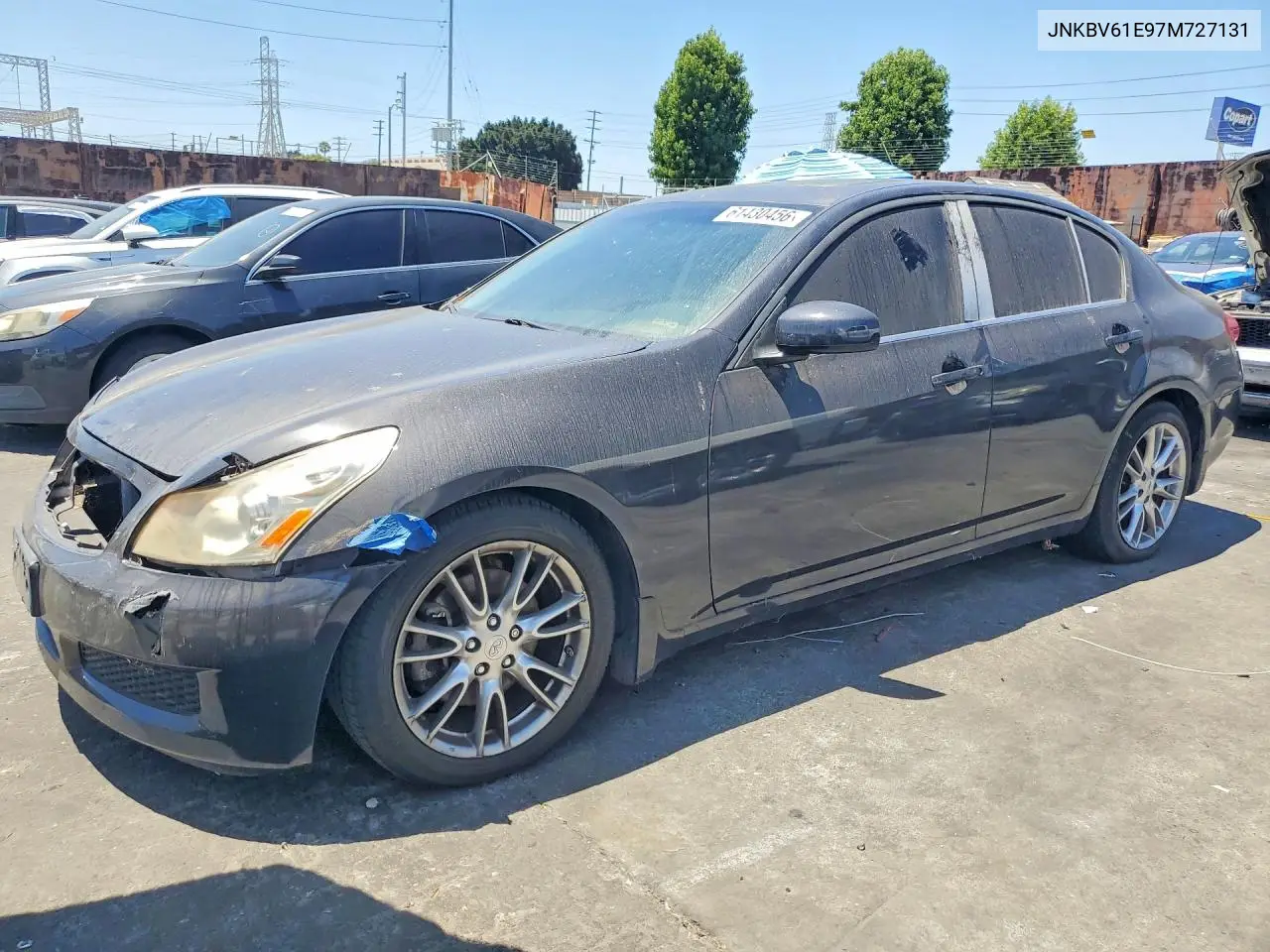 2007 Infiniti G35 Base VIN: JNKBV61E97M727131 Lot: 61430456