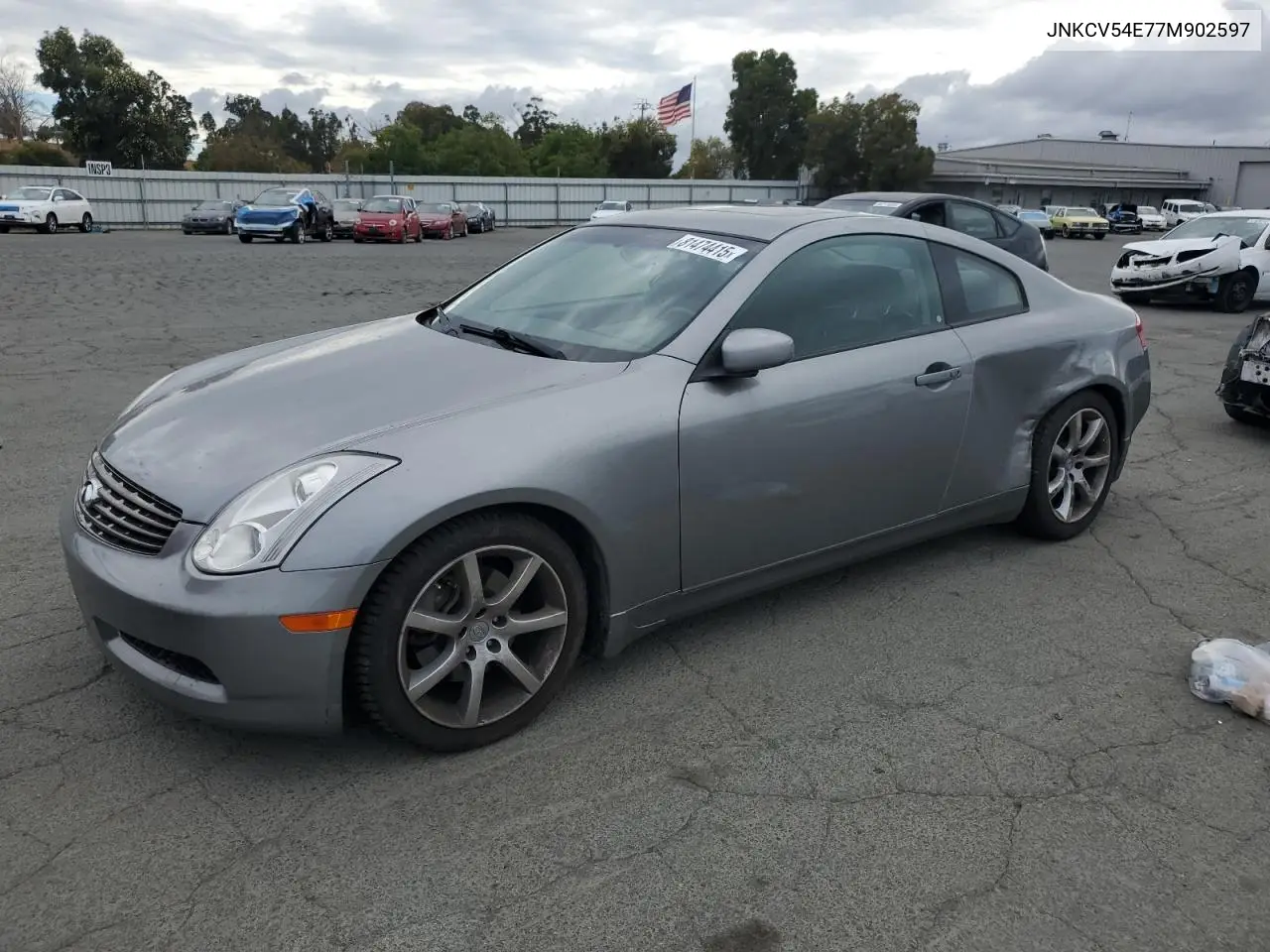 JNKCV54E77M902597 2007 Infiniti G35 Base