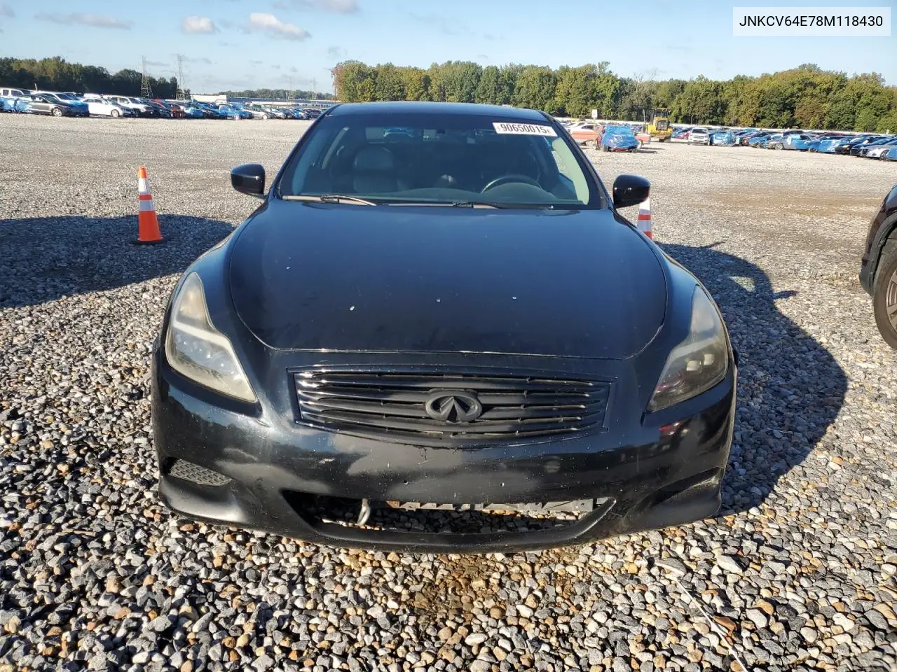 JNKCV64E78M118430 2007 Infiniti G37 Base
