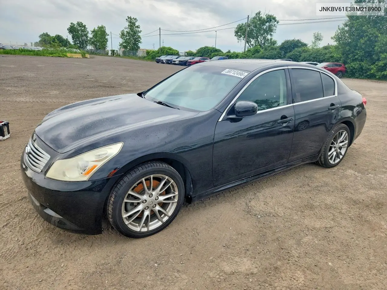 2008 Infiniti G35 Base VIN: JNKBV61E38M218900 Lot: 59712496