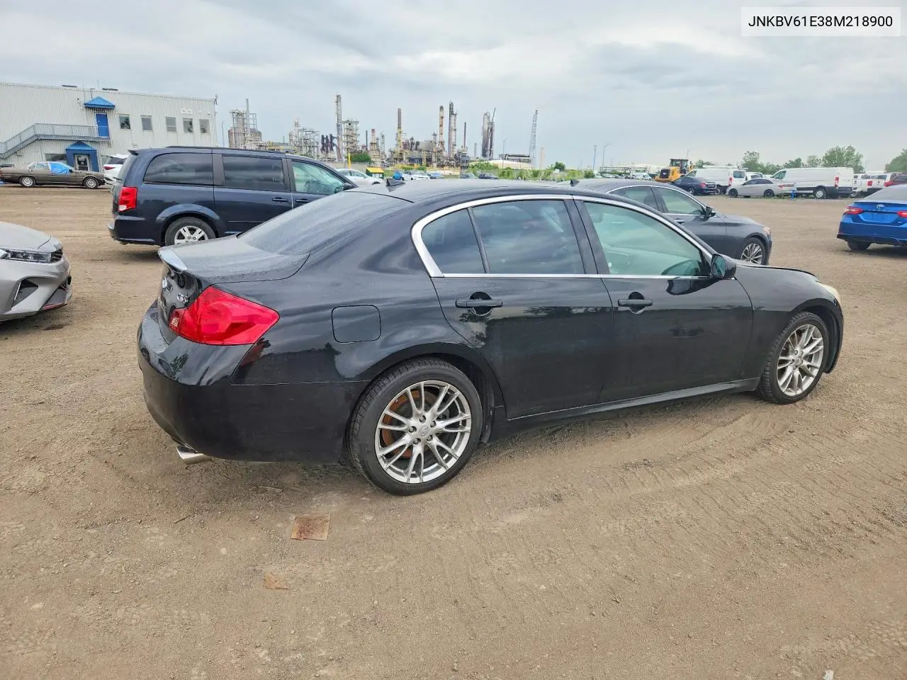 2008 Infiniti G35 Base VIN: JNKBV61E38M218900 Lot: 59712496