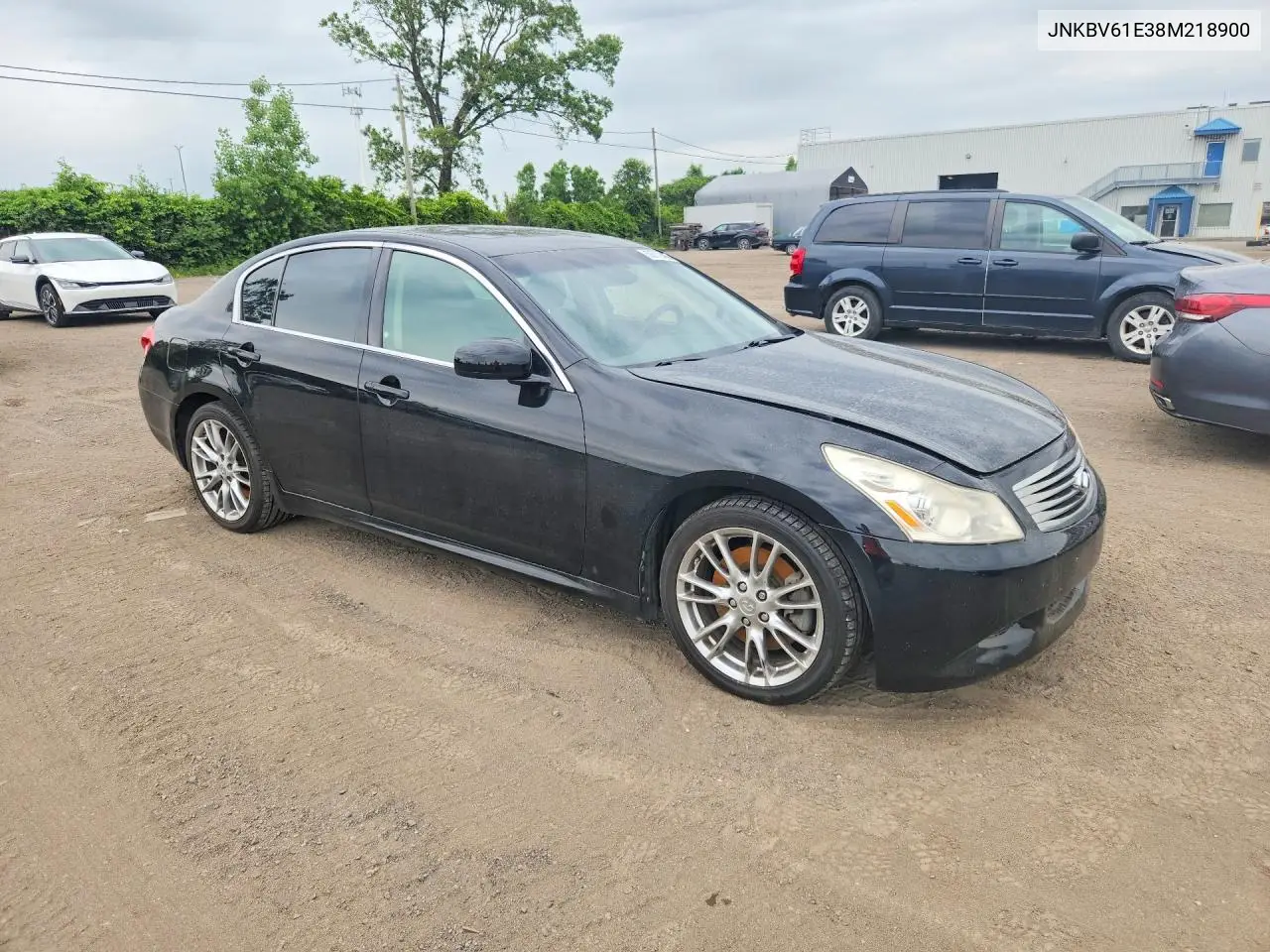 2008 Infiniti G35 Base VIN: JNKBV61E38M218900 Lot: 59712496