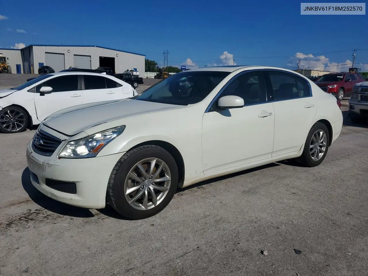 2008 Infiniti G35 X VIN: JNKBV61F18M252570 Lot: 60048836