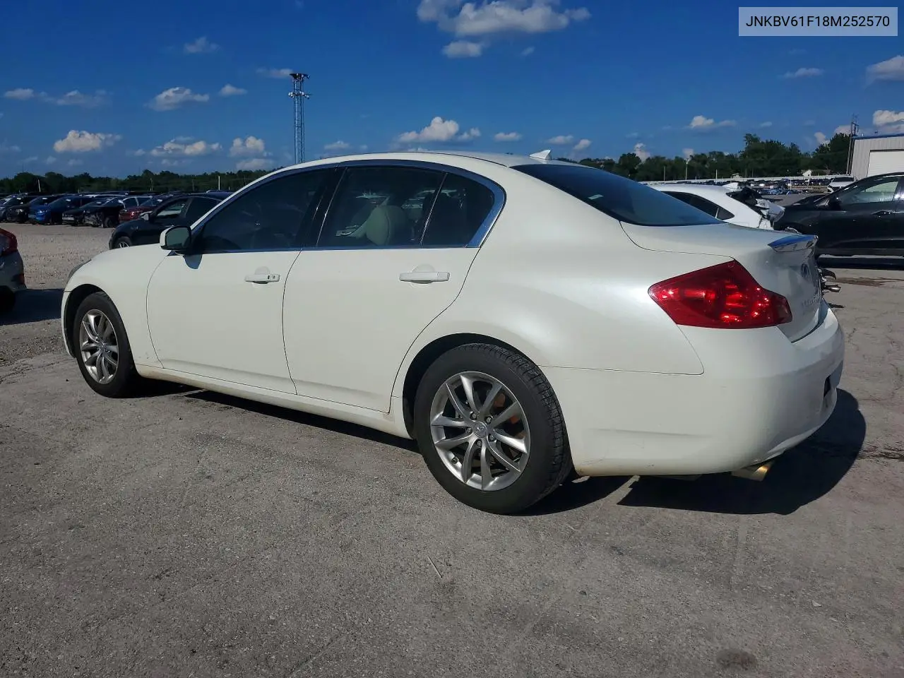 2008 Infiniti G35 X VIN: JNKBV61F18M252570 Lot: 60048836