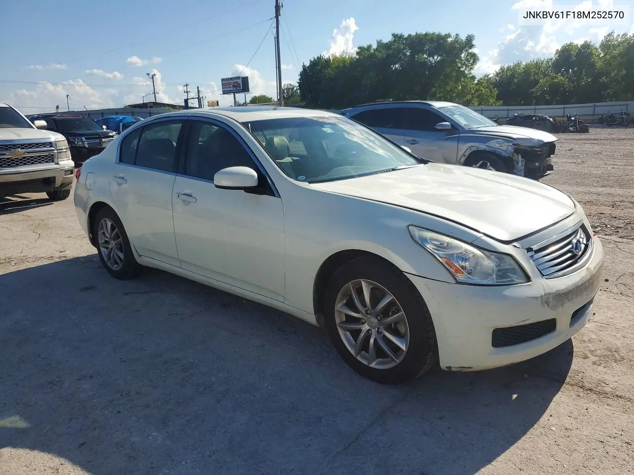 2008 Infiniti G35 X VIN: JNKBV61F18M252570 Lot: 60048836