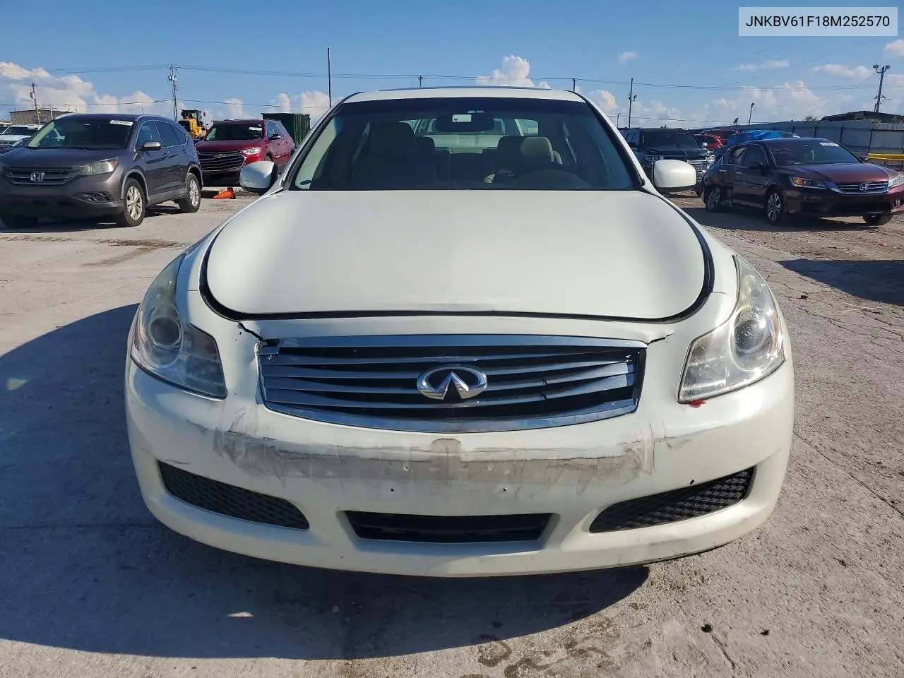2008 Infiniti G35 X VIN: JNKBV61F18M252570 Lot: 60048836