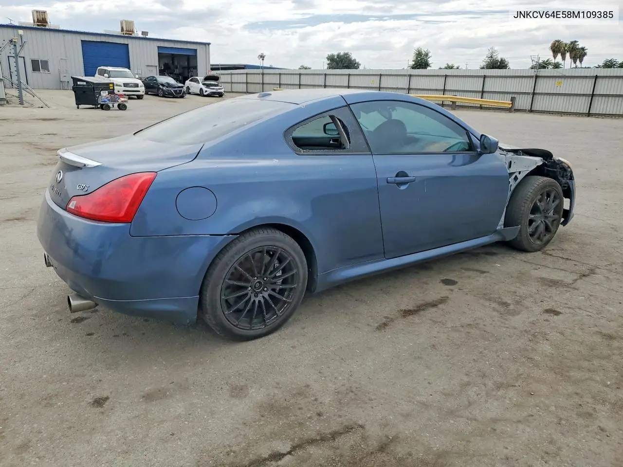 2008 Infiniti G37 Base VIN: JNKCV64E58M109385 Lot: 60410576