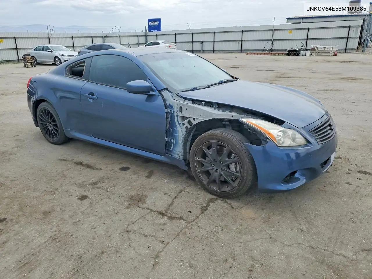 2008 Infiniti G37 Base VIN: JNKCV64E58M109385 Lot: 60410576