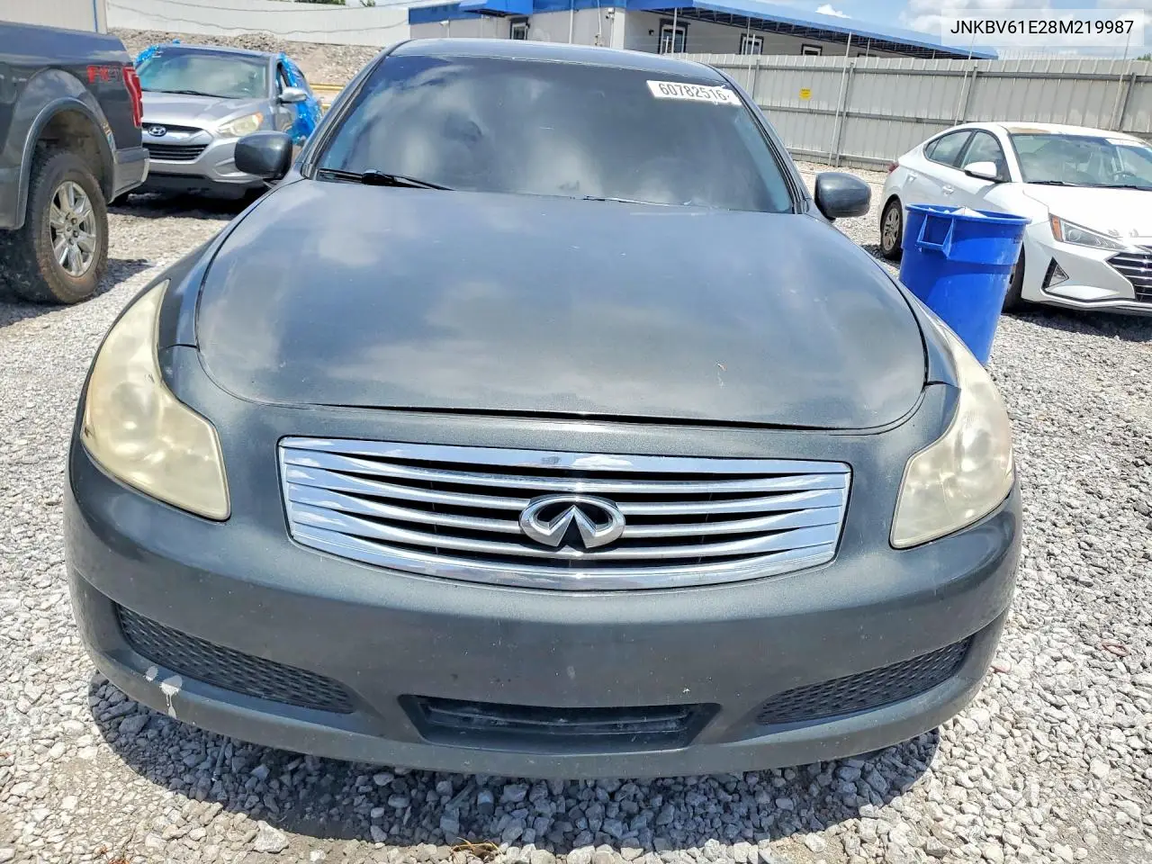 2008 Infiniti G35 Base VIN: JNKBV61E28M219987 Lot: 60782516