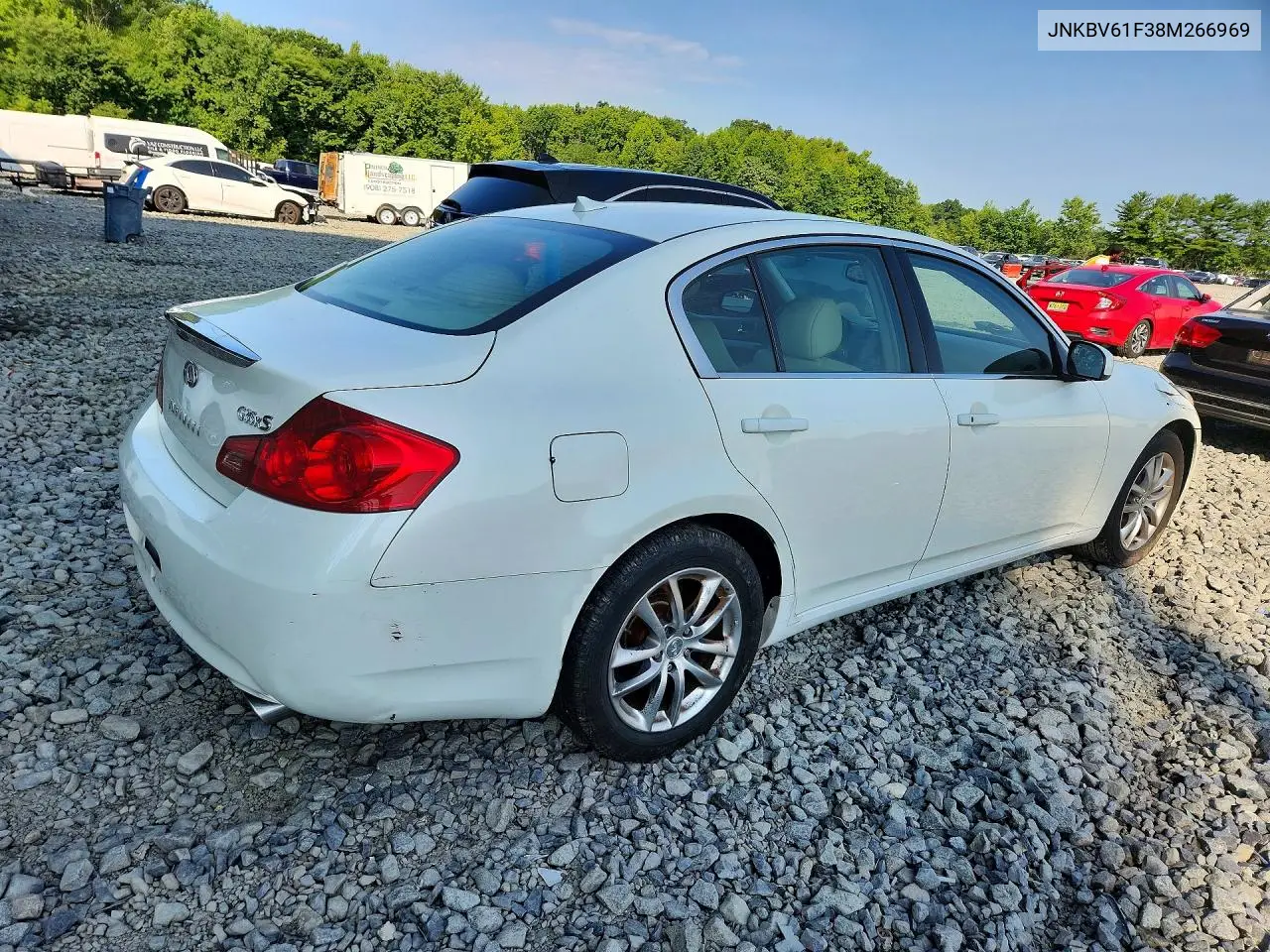 2008 Infiniti G35 X VIN: JNKBV61F38M266969 Lot: 60939126