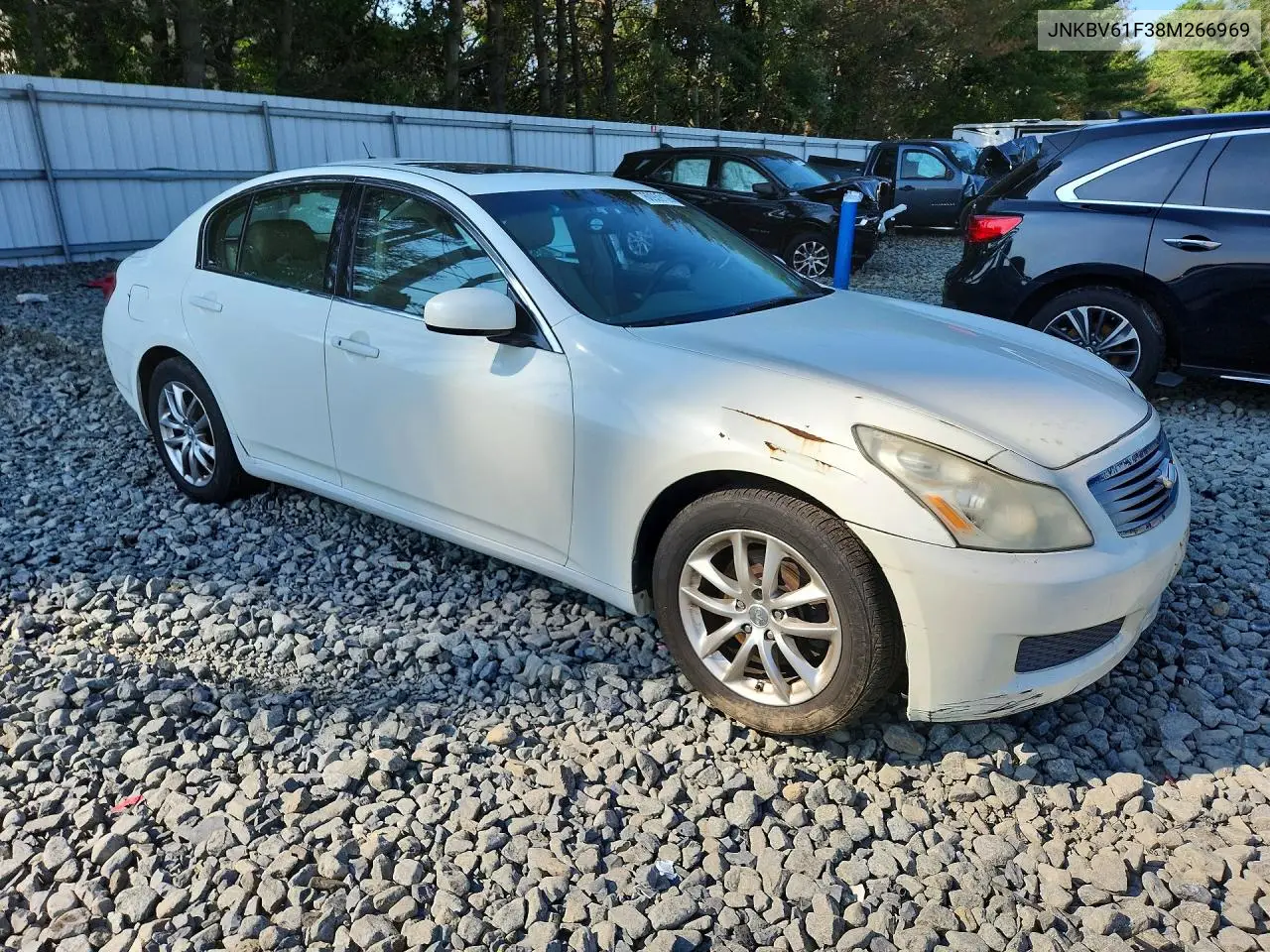 2008 Infiniti G35 X VIN: JNKBV61F38M266969 Lot: 60939126