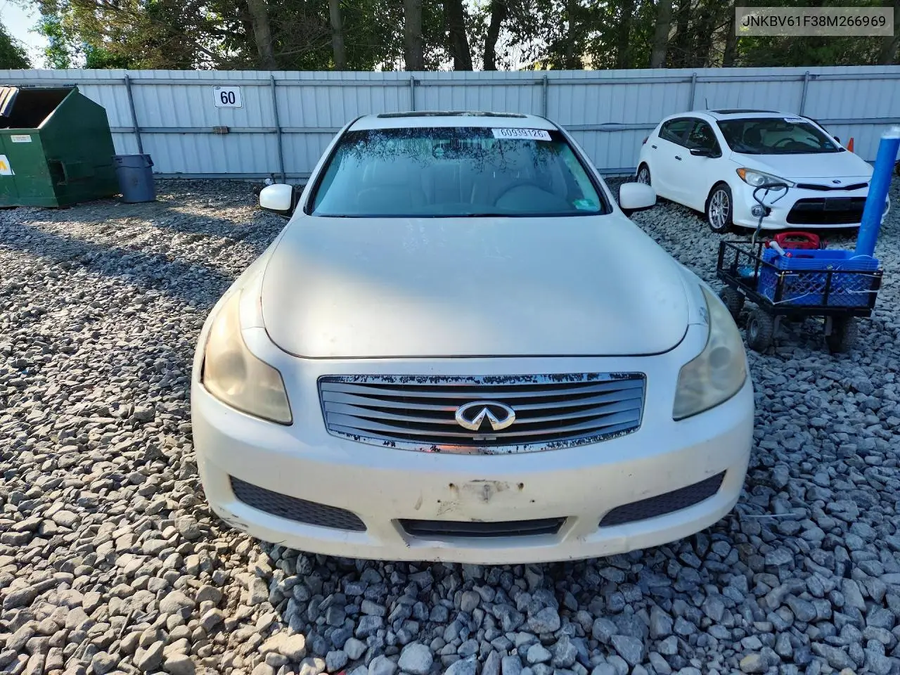 2008 Infiniti G35 X VIN: JNKBV61F38M266969 Lot: 60939126