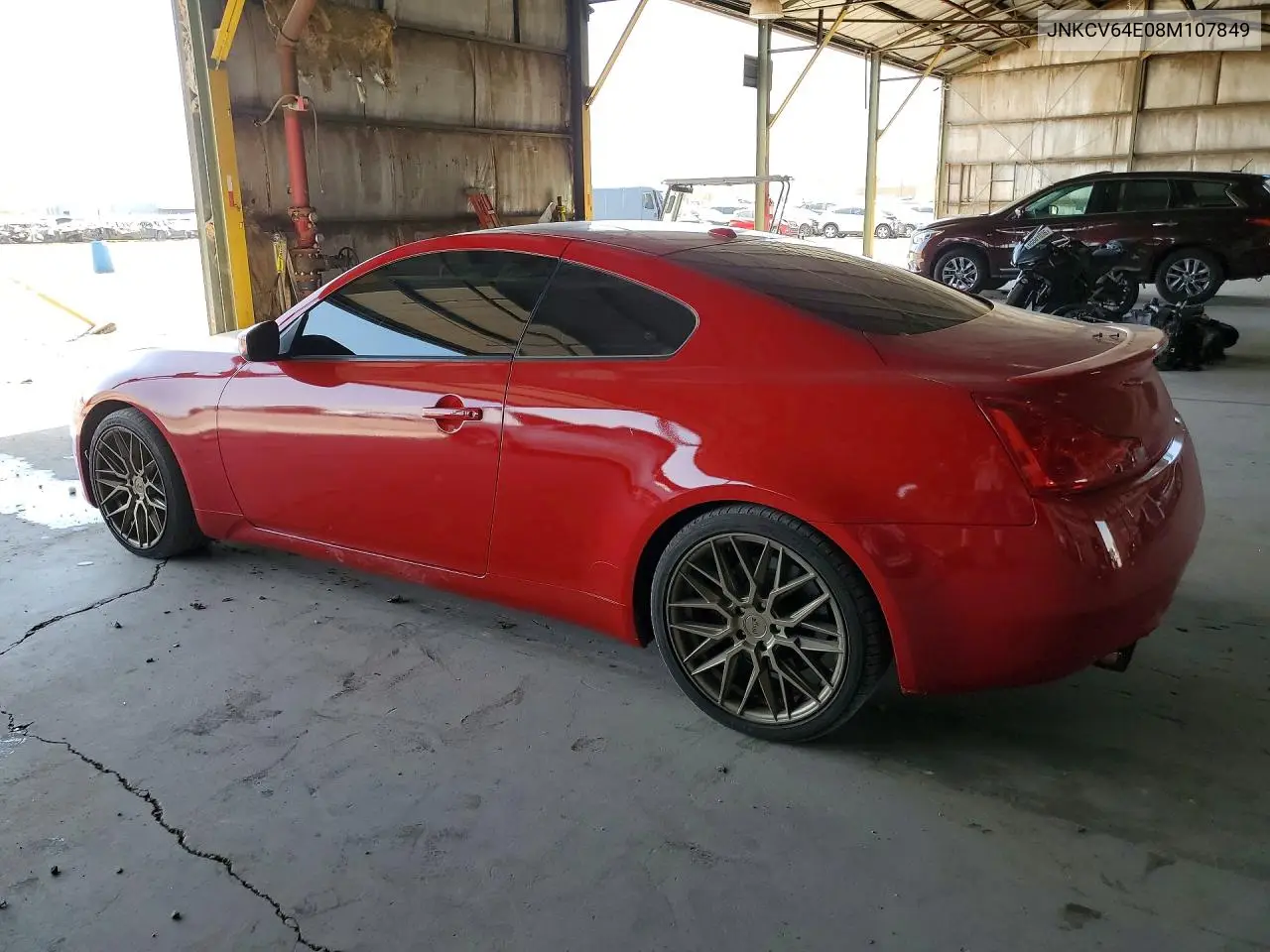 2008 Infiniti G37 Base VIN: JNKCV64E08M107849 Lot: 61044186