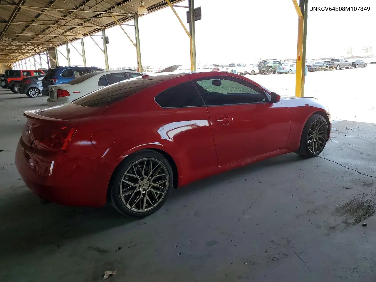 2008 Infiniti G37 Base VIN: JNKCV64E08M107849 Lot: 61044186