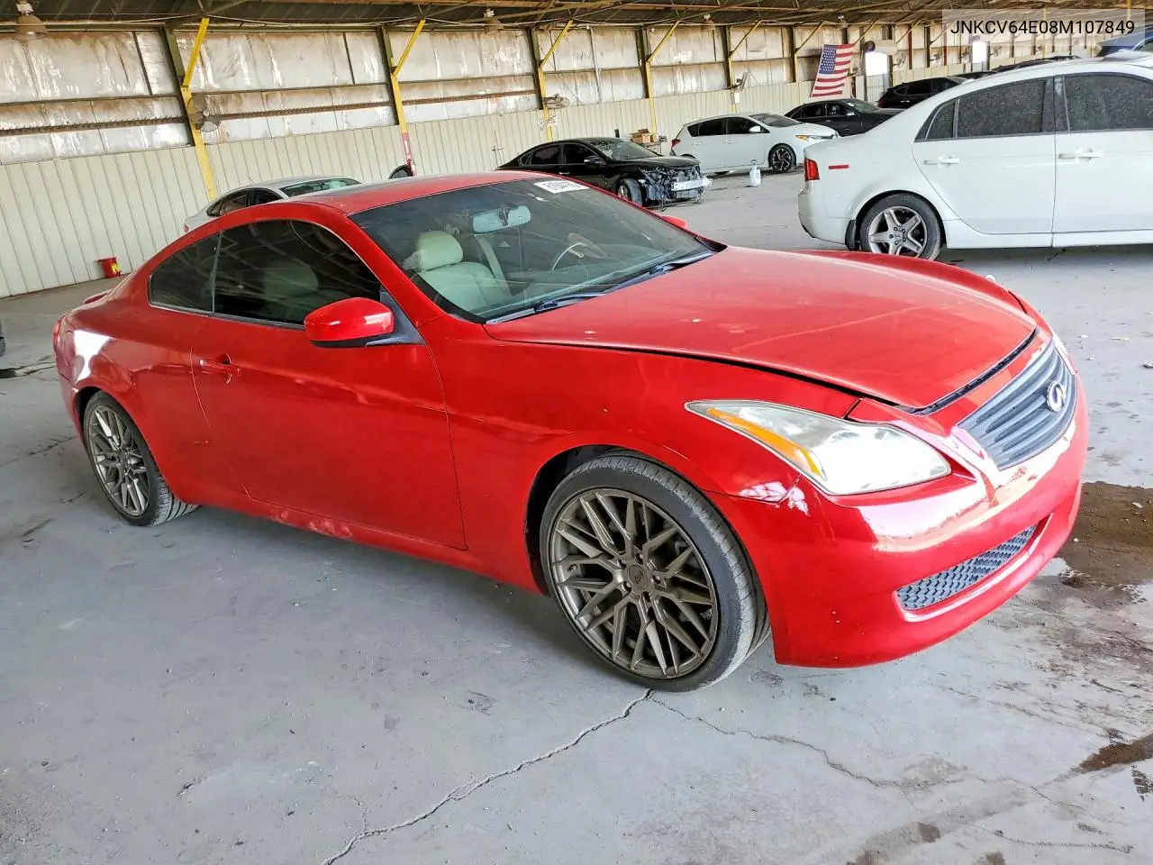 2008 Infiniti G37 Base VIN: JNKCV64E08M107849 Lot: 61044186