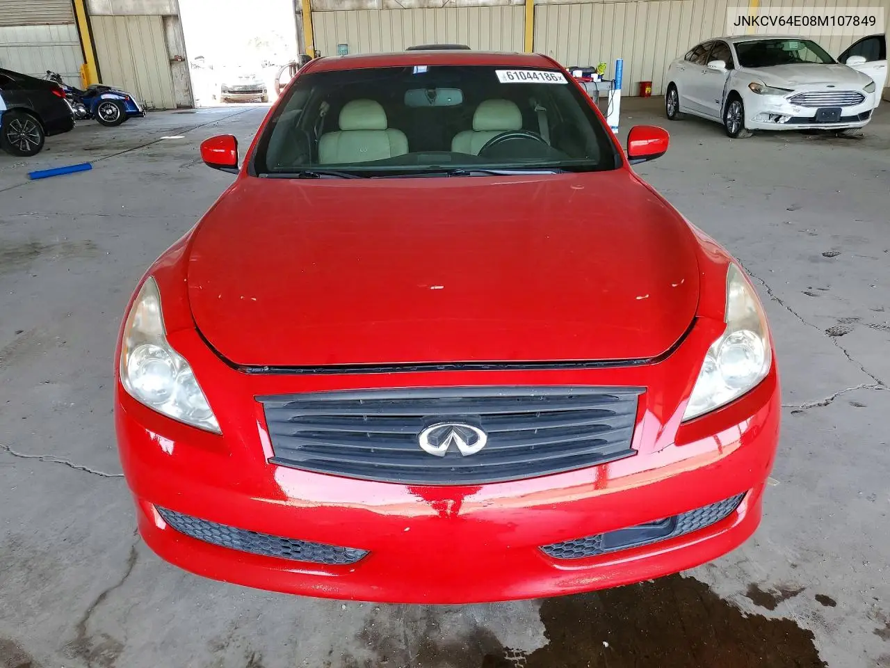 2008 Infiniti G37 Base VIN: JNKCV64E08M107849 Lot: 61044186