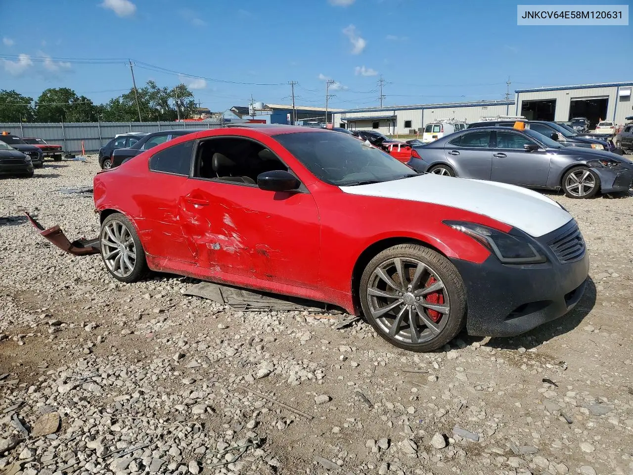 2008 Infiniti G37 Base VIN: JNKCV64E58M120631 Lot: 61519506
