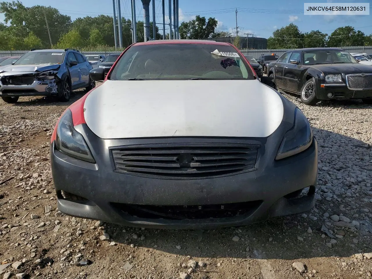 2008 Infiniti G37 Base VIN: JNKCV64E58M120631 Lot: 61519506