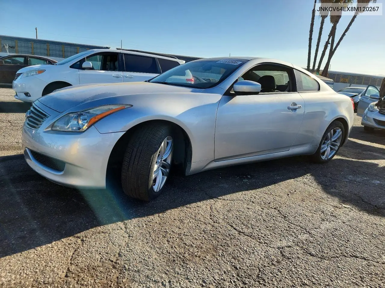2008 Infiniti G37 Base VIN: JNKCV64EX8M120267 Lot: 61530586
