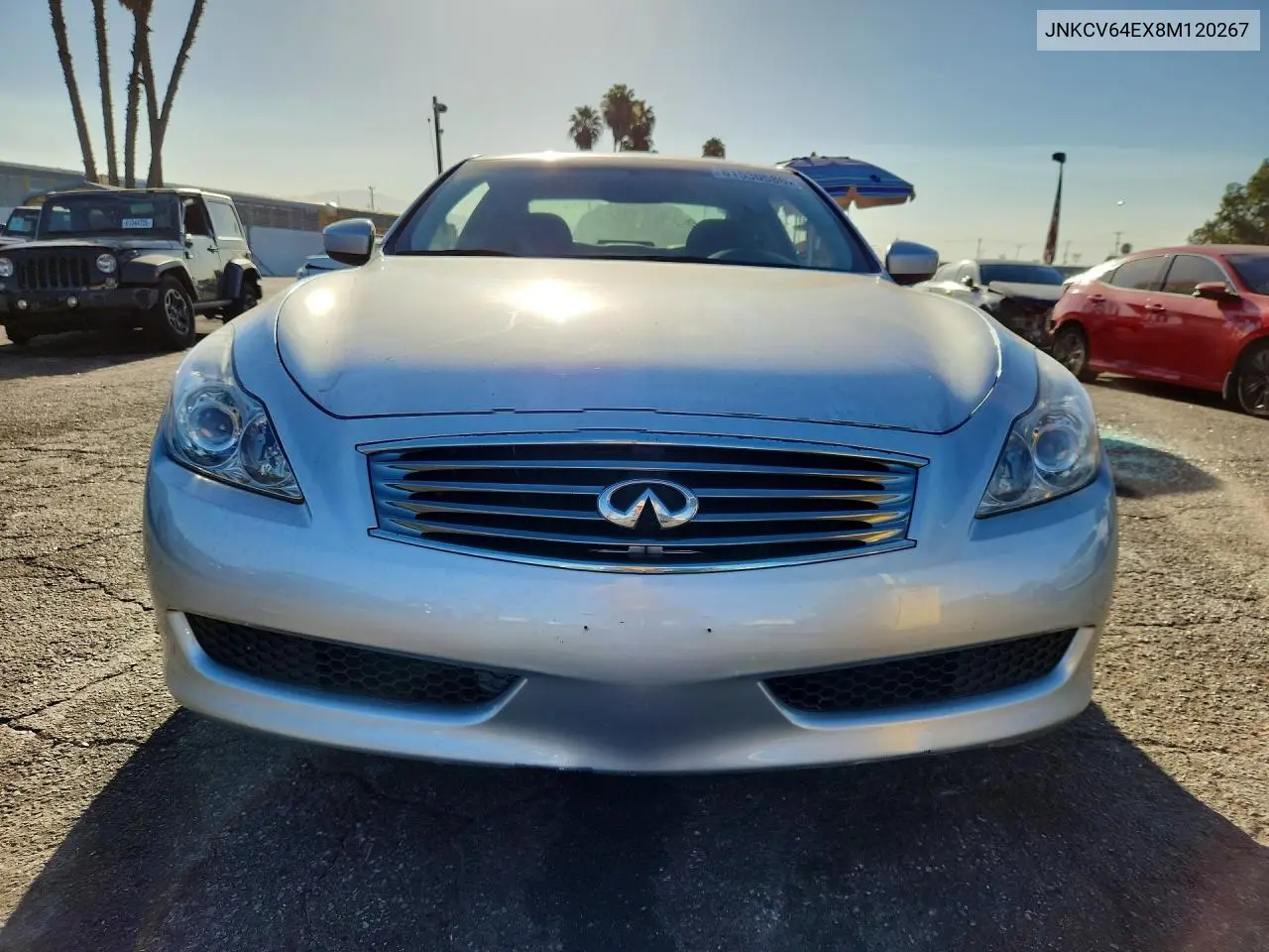 2008 Infiniti G37 Base VIN: JNKCV64EX8M120267 Lot: 61530586