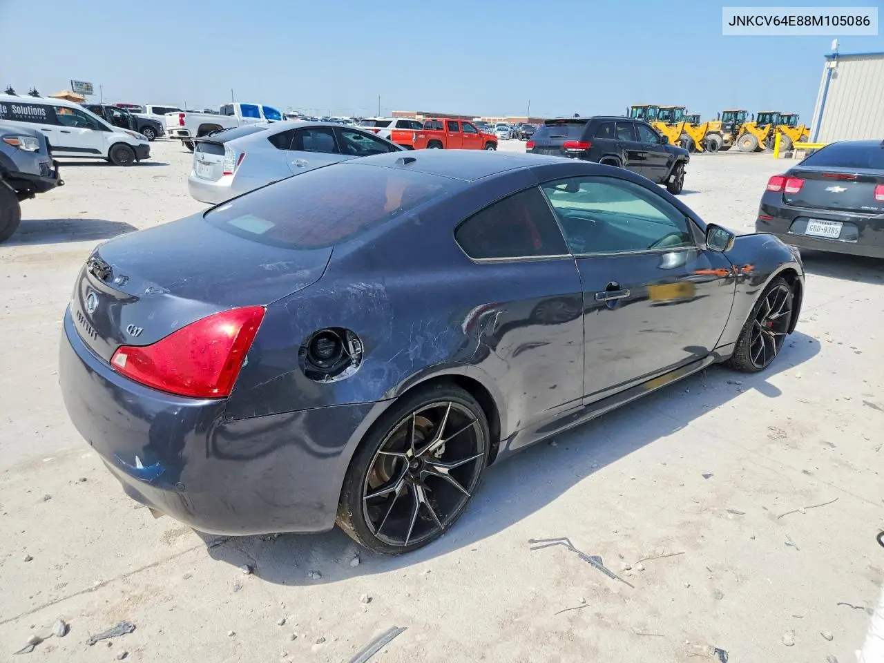 2008 Infiniti G37 Base VIN: JNKCV64E88M105086 Lot: 61703606