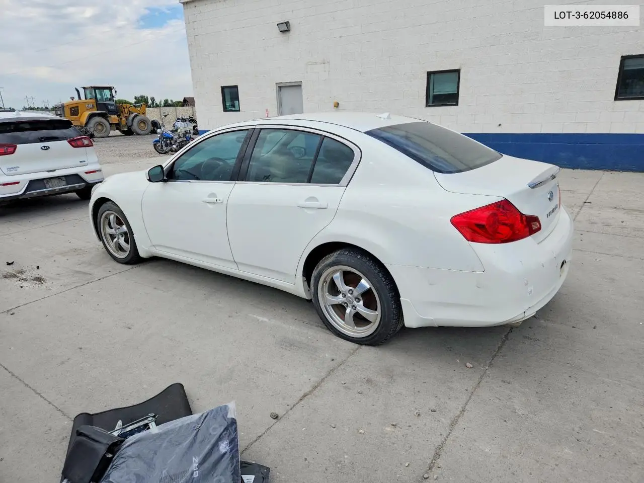 2008 Infi G37 VIN: LOT-3-62054886 Lot: 62054886