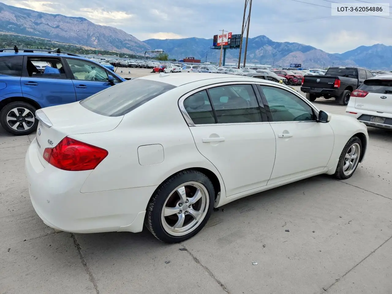 2008 Infi G37 VIN: LOT-3-62054886 Lot: 62054886
