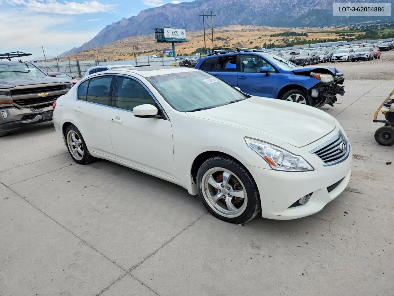 2008 Infi G37 VIN: LOT-3-62054886 Lot: 62054886