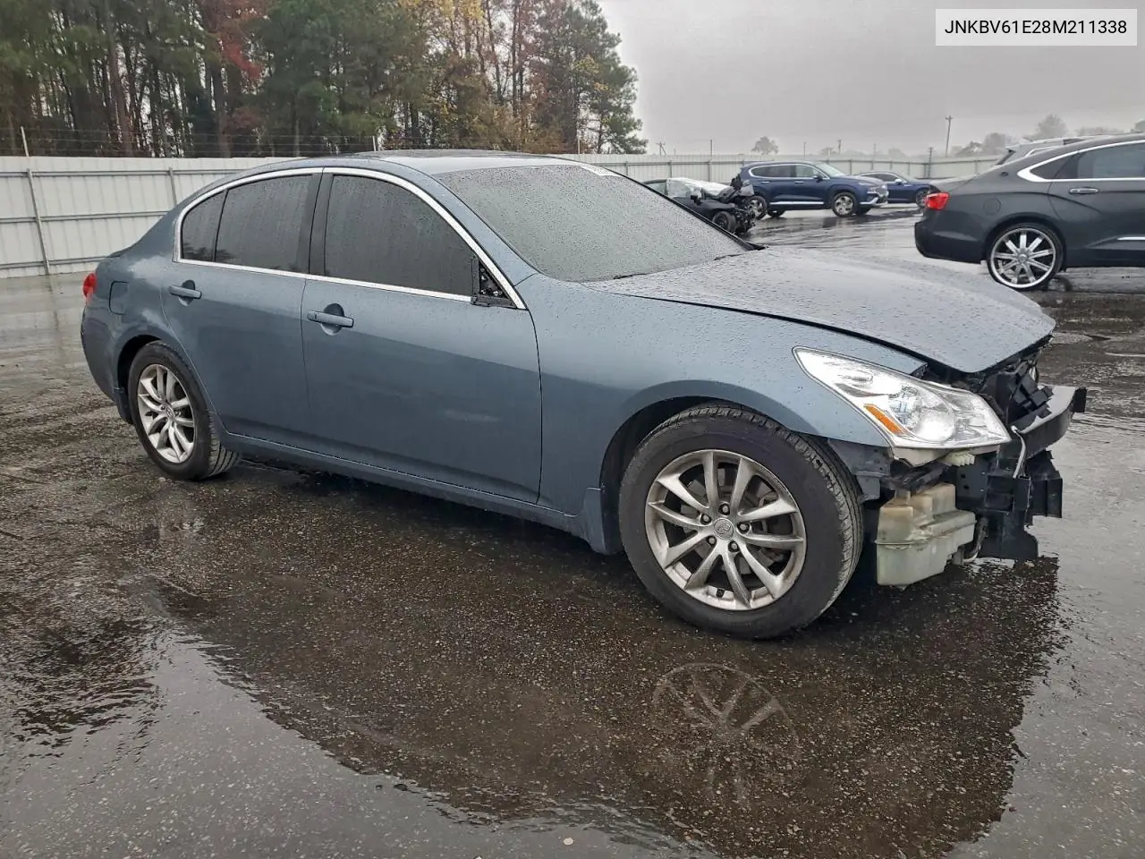 JNKBV61E28M211338 2008 Infiniti G35