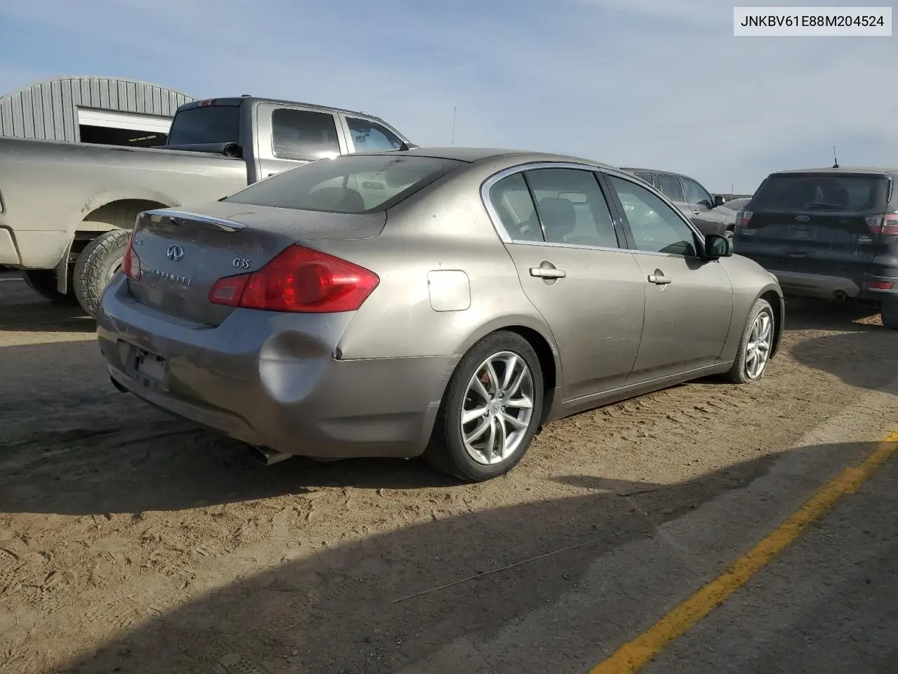 JNKBV61E88M204524 2008 Infiniti G35