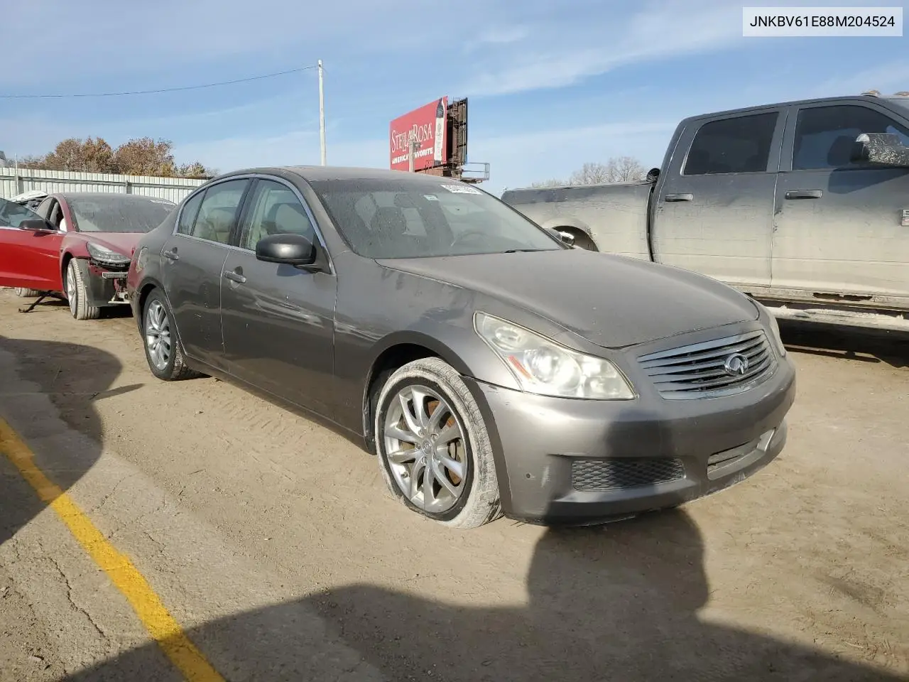 JNKBV61E88M204524 2008 Infiniti G35