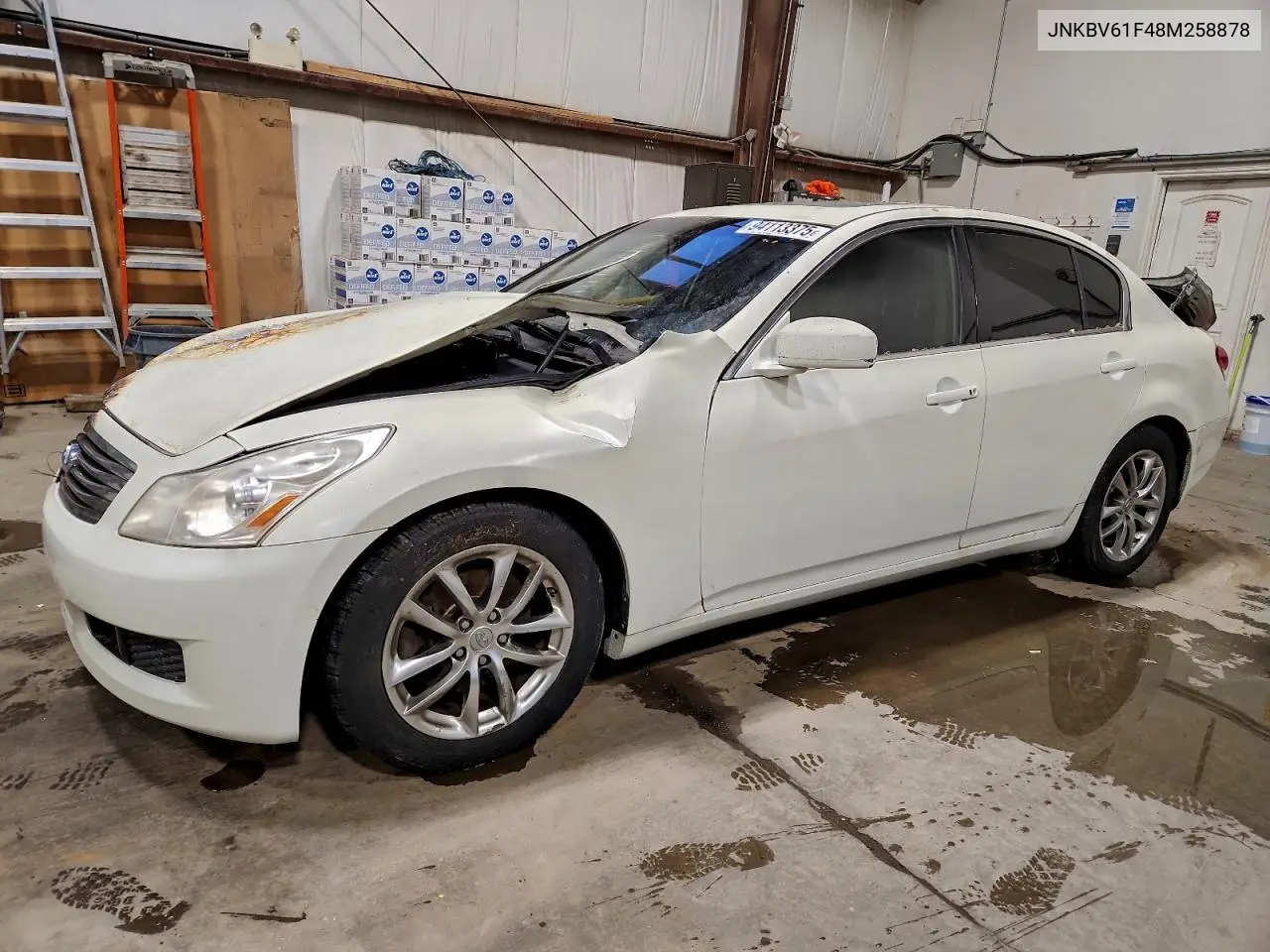 2008 Infiniti G35 VIN: JNKBV61F48M258878 Lot: 94113375