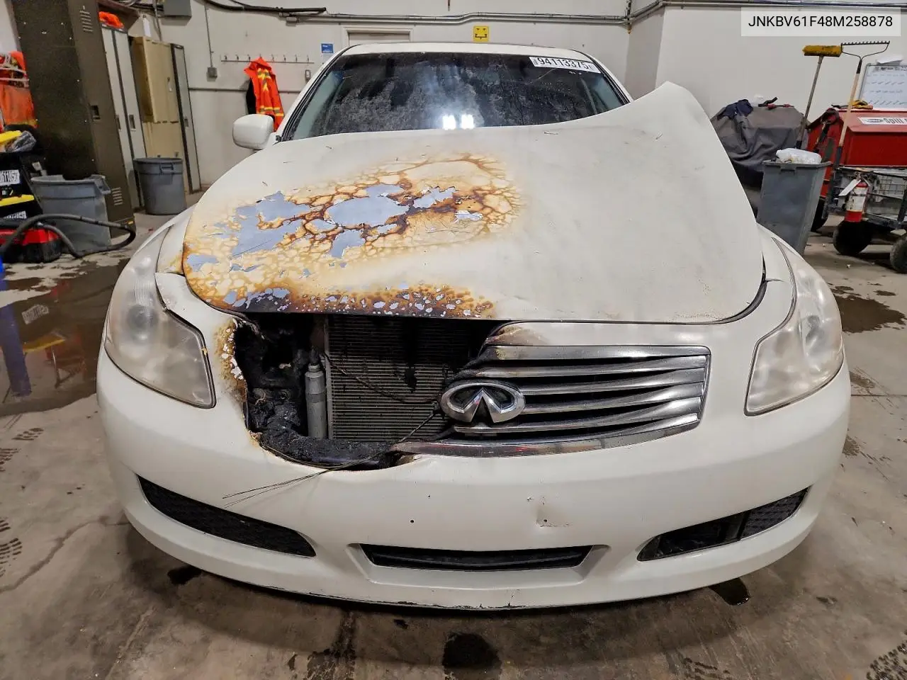2008 Infiniti G35 VIN: JNKBV61F48M258878 Lot: 94113375