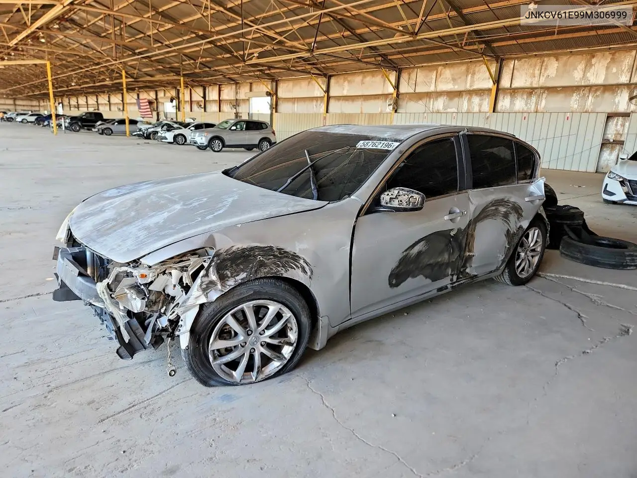 2009 Infiniti G37 Sedan Base VIN: JNKCV61E99M306999 Lot: 58762196